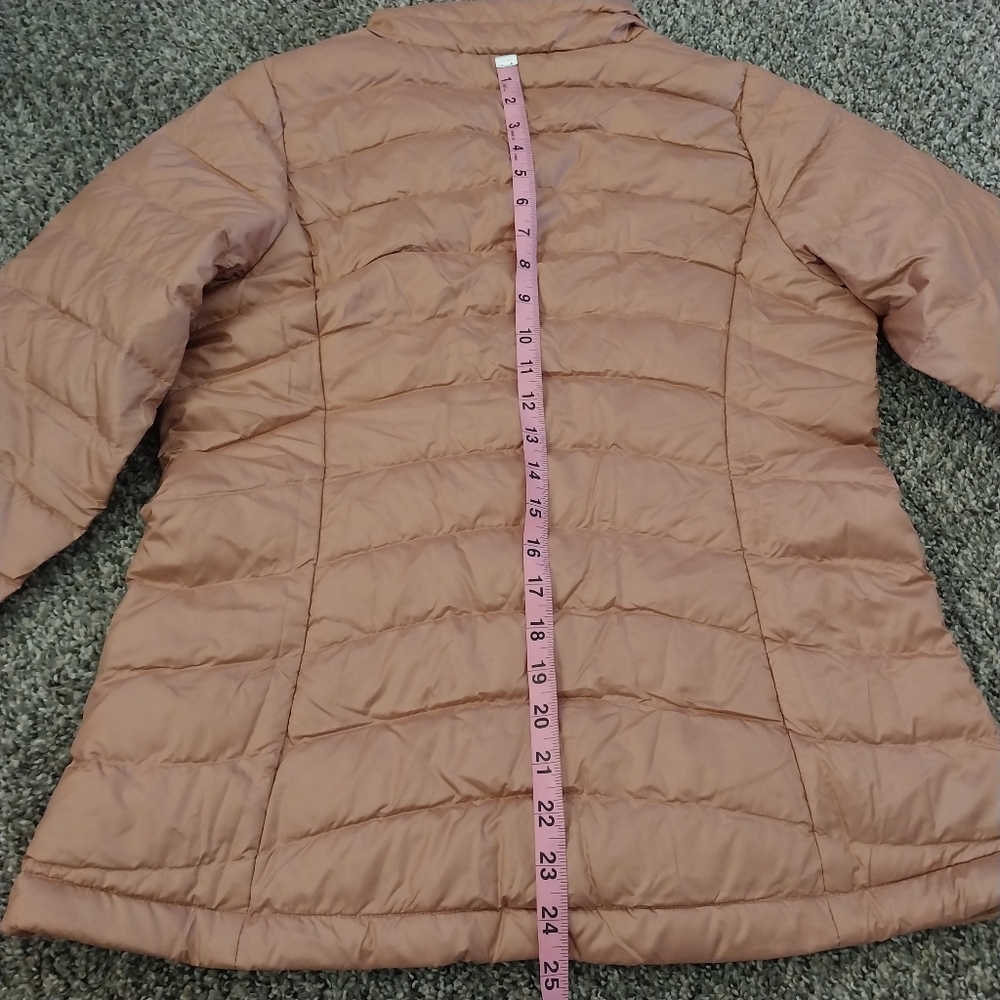 Girls Anthos Pink Down Sweater - Picture 14 of 14